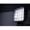 6 FARI FARETTO 12 V 48W-16 LED QUADRATO FUORISTRADA LAVORO IP67