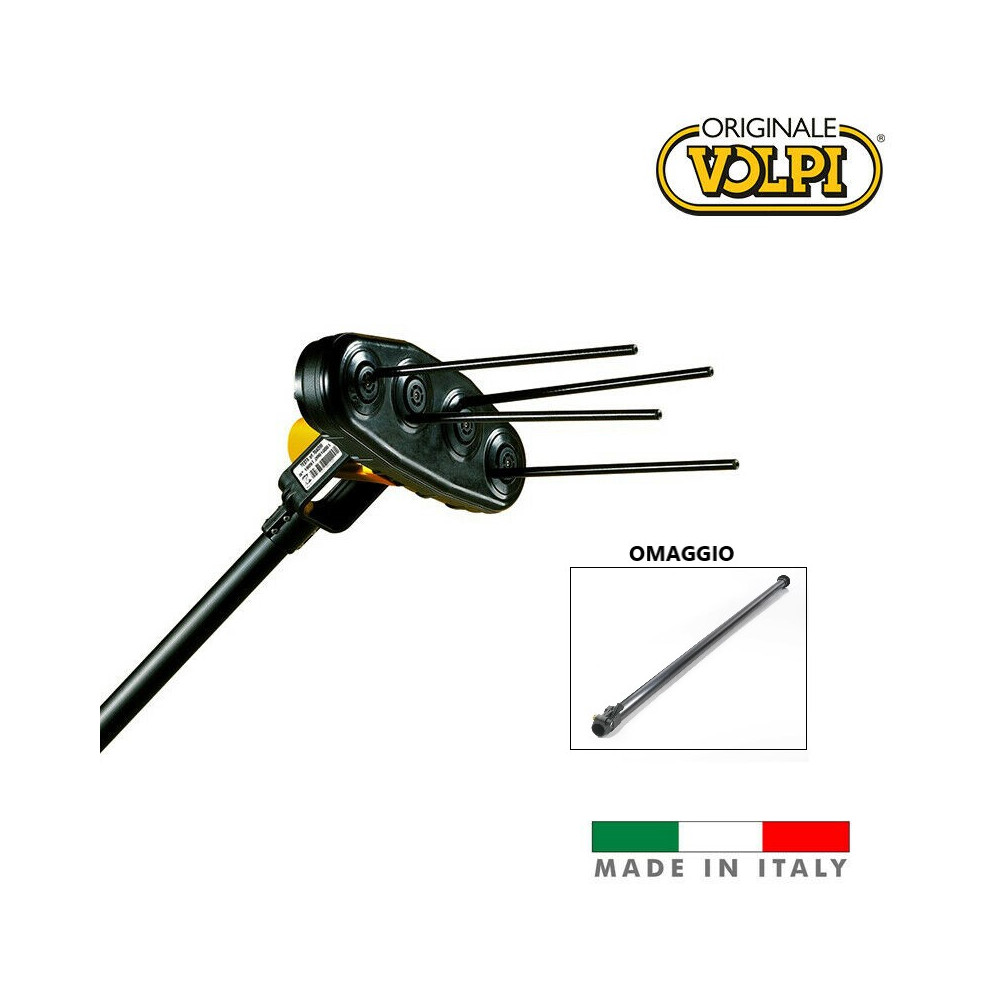 ABBACCHIATORE A BATTERIA VOLPI GIULIVO 4 YOU CON ASTA DI PROLUNGA 150 CM