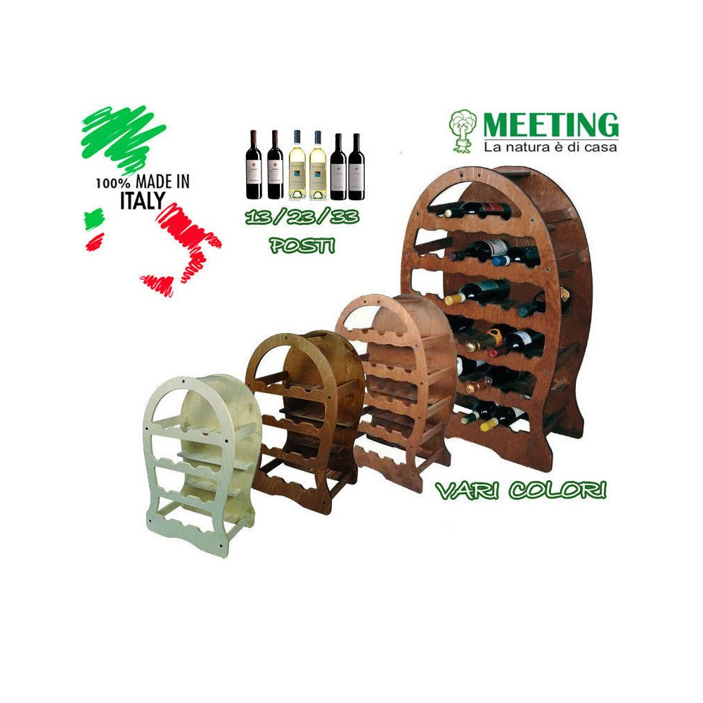 MOBILE PORTA BOTTIGLIE CANTINETTA BOTTE PORTABOTTIGLIE LEGNO VINO