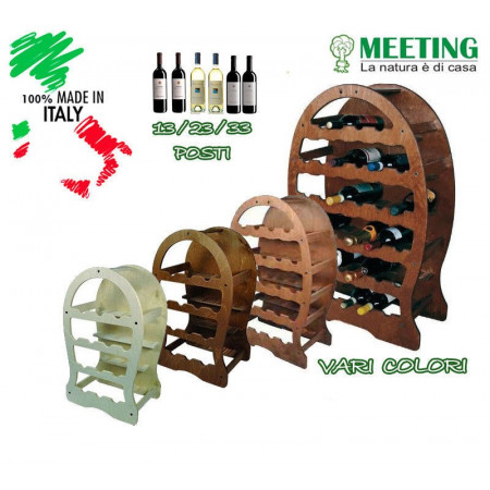 MOBILE PORTA BOTTIGLIE CANTINETTA BOTTE PORTABOTTIGLIE LEGNO VINO