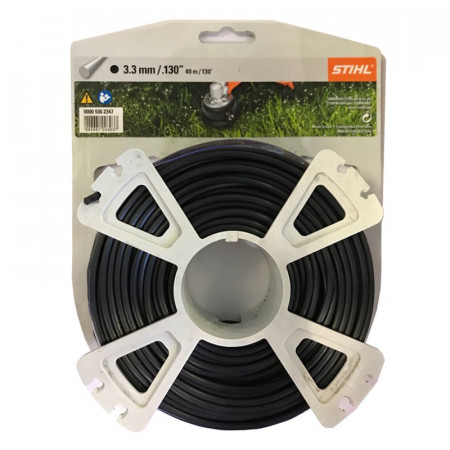 FILO NYLON STIHL TONDO NERO 3,3 MM X 38 METRI PER DECESPUGLIATORI E TAGLIABORDI