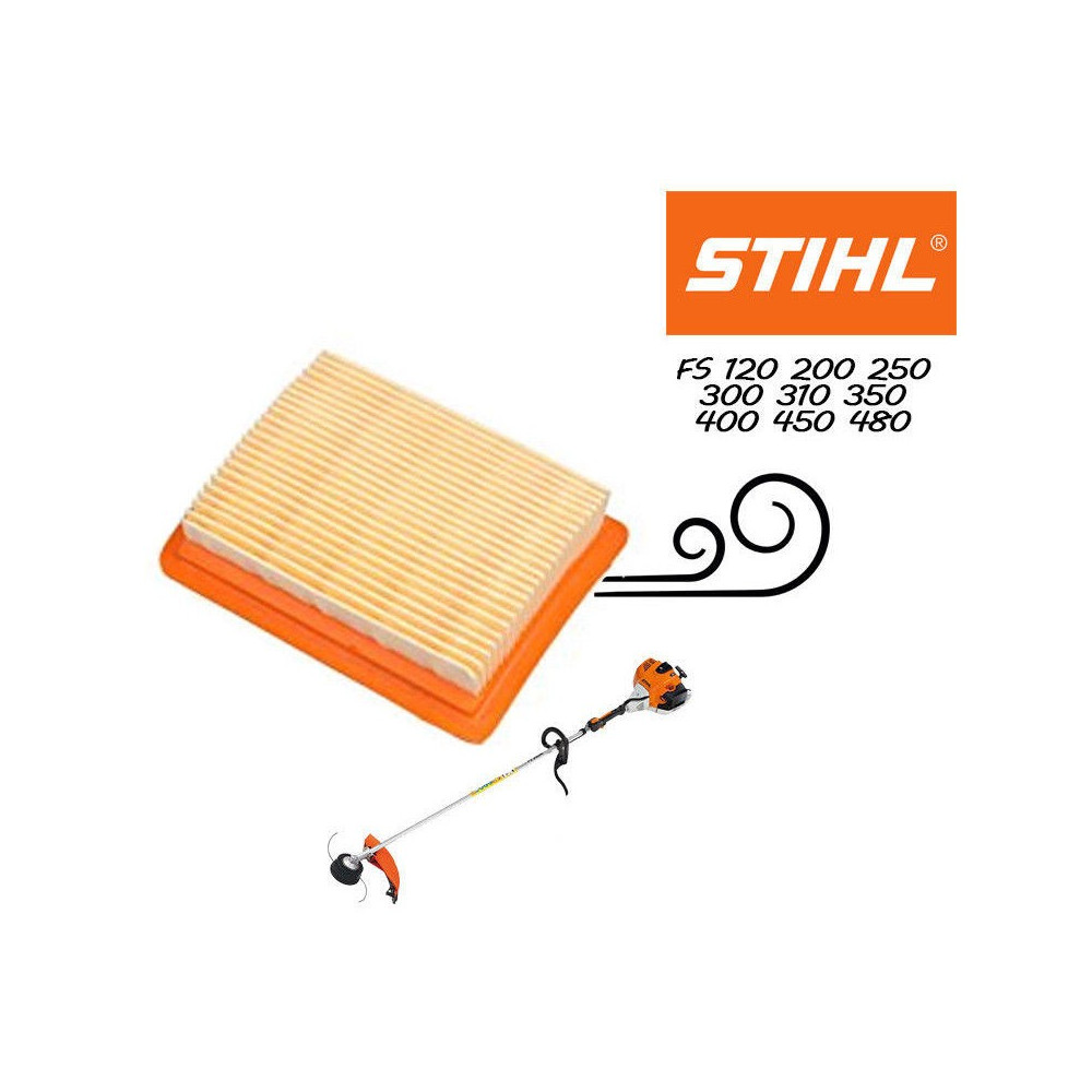 FILTRO ARIA PER DECESPUGLIATORE STIHL FS 120 200 250 300 310 350 400 450 480