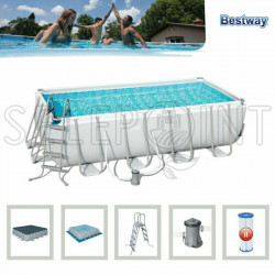 PISCINA FUORITERRA BESTWAY 56456 CM.412X 201X122 COMPLETA DI ACCESSORI