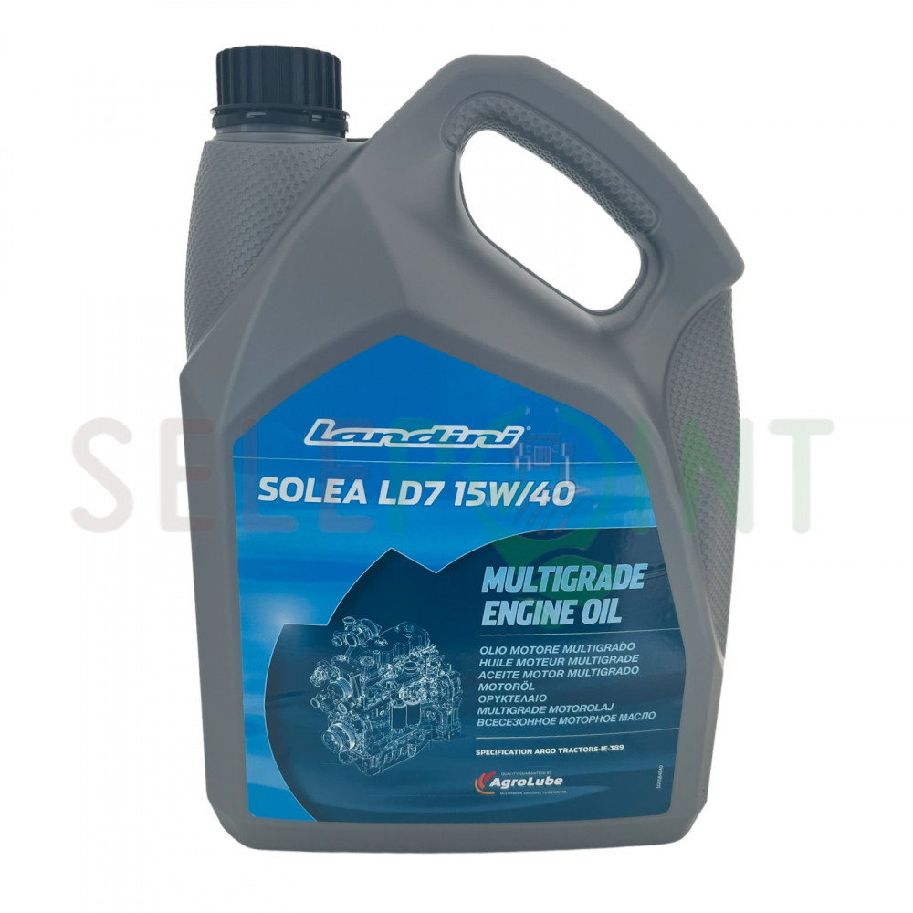 OLIO MOTORE LANDINI SOLEA LD7 15W40 DA LITRI 5 ORIGINALE TRATTORE