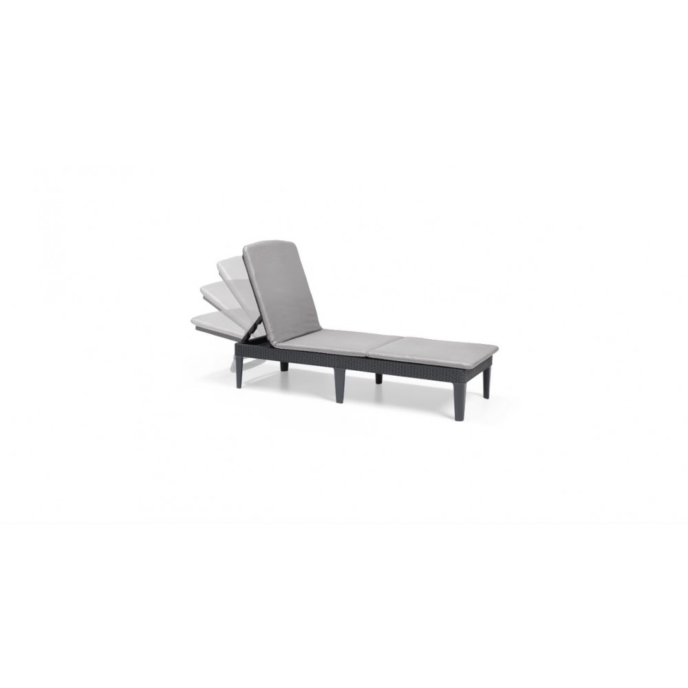 LETTINO JAIPUR SUNLOUNGER CON CUSCINO