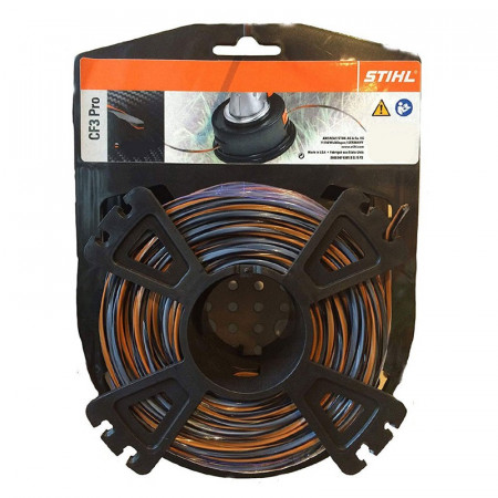 FILO NYLON STIHL CF3 PRO QUADRO C COMPONENTI 3,3MM X 34 METRI