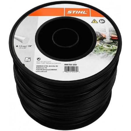 FILO NYLON TONDO PER DECESPUGLIATORE STIHL 3,3 MM BOBINA DA 137 METRI