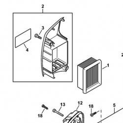 FILTRO ARIA SOFFIATORE ORIGINALE STIHL