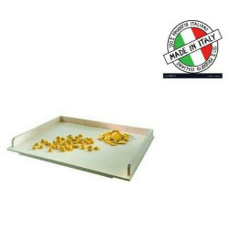 TAVOLIERE ASSE DA PASTA CON BORDO IN LEGNO MULTISTRATO 65X50 CM MADE IN ITALY