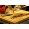 TAVOLIERE ASSE DA PASTA CON BORDO IN LEGNO MULTISTRATO 65X50 CM MADE IN ITALY