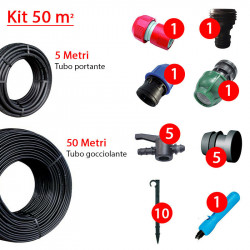 KIT COMPLETO IRRIGAZIONE TUBO ALA