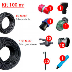 KIT COMPLETO IRRIGAZIONE TUBO ALA