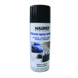 SILICONE SPRAY MULTIUSO LUBRIFICANTE LUCIDANTE PROTETTIVO OLIO MAURER 400 ML X2