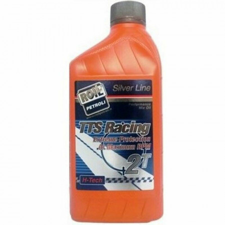 OLIO MISCELA SINTETICO ROIL TTS RACING 2 T BLU MOTO SCOOTER KART 1LT