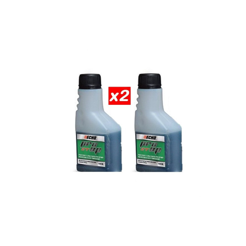 OLIO MISCELA MOTOSEGA ECHO PRO UP 2T SINTETICO 100 ML 2PZ