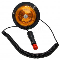 GIAROFARO A LED MAGNETICO TIPO BASSO OMOLOGATO ARANCIO TRATTORE MULETTO