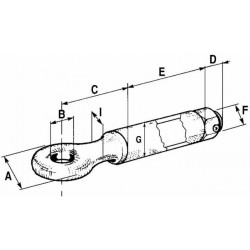 OCCHIONE GIREVOLE OMOLOGATO PER RIMORCHIO AGRICOLO PORTATA 6 TON