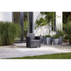 SET MOBILE DA GIARDINO KETER CLAIRE LOUNGE CON DIVANO DUE POLTRONE E TAVOLINO