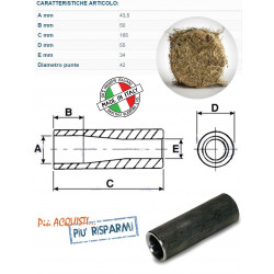 BOCCOLA BUSSOLA CENTRAGGIO PER PUNTA CONICA ROTOBALLE PER FORCHE D.42