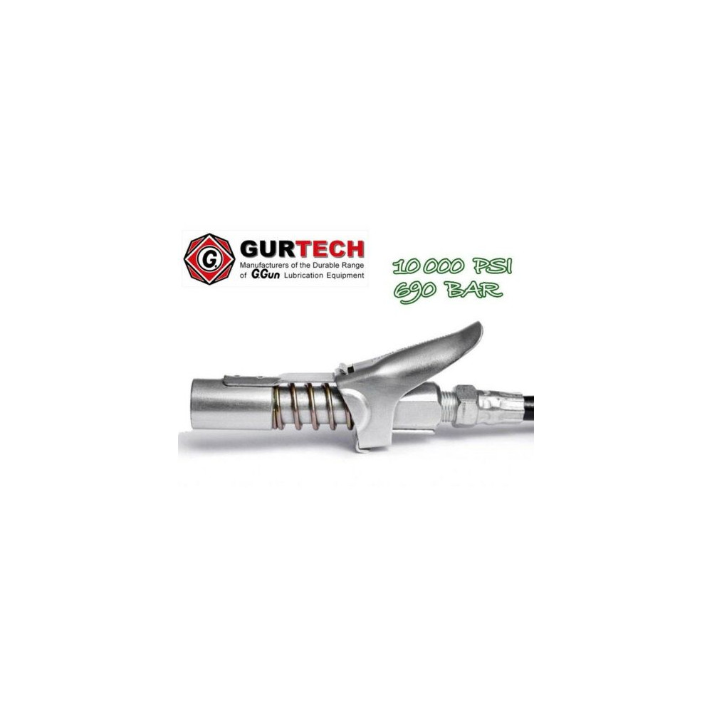 TESTINA G.COUPLER PER POMPE INGRASSAGGIO FILETTO M 10X1 ORIGINALE GURTECH