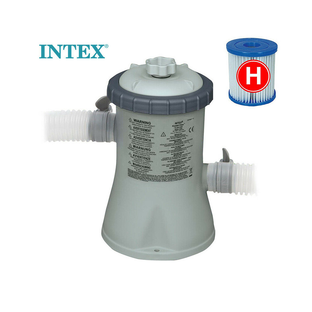 POMPA FILTRO PER PISCINE INTEX 28602 FILTRO TIPO H POMPA FILTRANTE 1250 L/H