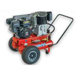 MOTOCOMPRESSORE AIRMEC TEB 22/680 CON MOTORE BENZINA 7 HP LONCIN 680 L/MIN