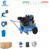 KIT MOTOCOMPRESSORE CAMPAGNOLA MC 548 MOTORE 7 HP COMPLETO DI ACCESSORI