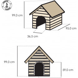 CUCCIA PER CANI KETER CURVER DI TAGLIA