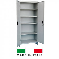 ARMADIO TUTTOPIANI PROMETAL COMPLETO DI 4 RIPIANI 80X40X179 CM METALLO