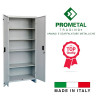 ARMADIO TUTTOPIANI PROMETAL COMPLETO DI 4 RIPIANI 80X40X179 CM METALLO