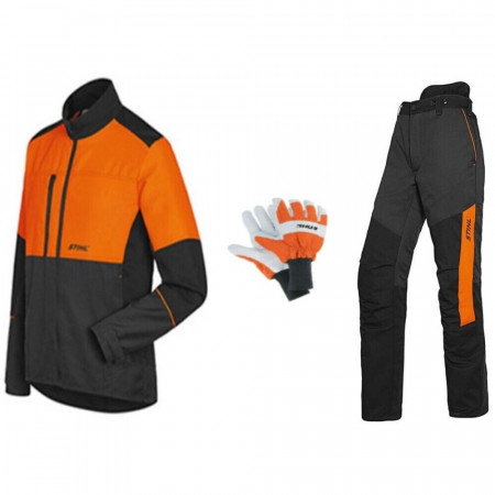 COMPLETO PROTETTIVO STIHL FUNCTION GIACCA + PANTALONE ANTITAGLIO + GUANTI