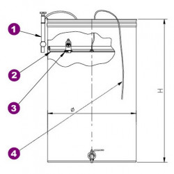 KIT GALLEGGIANTE AD ARIA DIAM. 420 MM