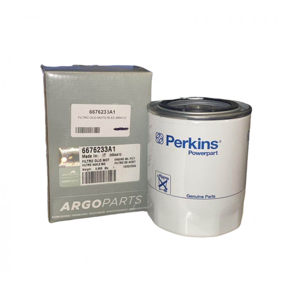 FILTRO OLIO MOTORE ORIGINALE PERKINS 2654412 LANDINI 6676233A1