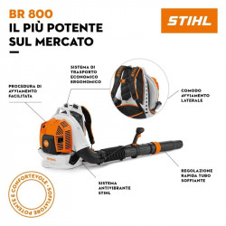 SOFFIATORE SPALLEGGIATO STIHL BR 800