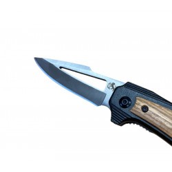 COLTELLO DA TASCA MANICO IN LEGNO LAMA