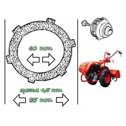DISCO FRIZIONE GUARNITO MOTOZAPPA MAB