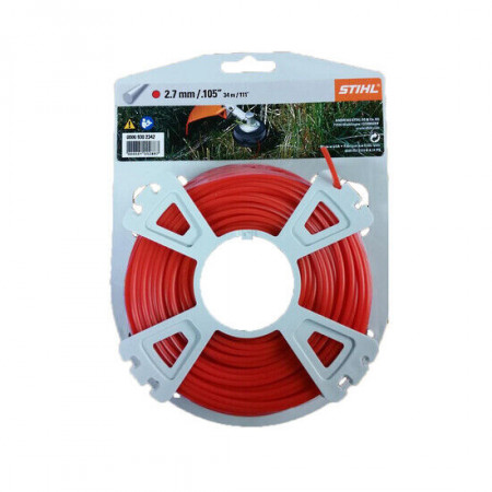 FILO NYLON STIHL TONDO ROSSO 2,7 X 32 METRI PER DECESPUGLIATORI E TAGLIABORDI