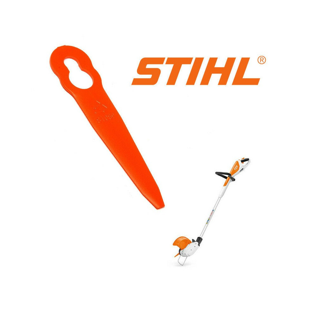 KIT 8 COLTELLI PER DECESPUGLIATORE STIHL l fsa 45 testina polycut 2-2 lama