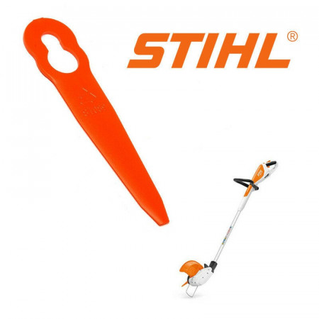 KIT 8 COLTELLI PER DECESPUGLIATORE STIHL l fsa 45 testina polycut 2-2 lama