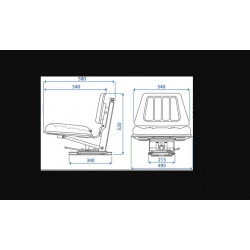 SEDILE UNIVERSALE PER TRATTORI MULETTI