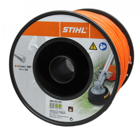 FILO NYLON STIHL TONDO ARANCIONE 2,4 MM X 253 METRI PER DECESPUGLIATORI