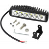 2 FARI FARETTI BARRA 18W 6 LED 6000K IP68 ILLUMINAZIONE AUTO FUORISTRADA MOTO