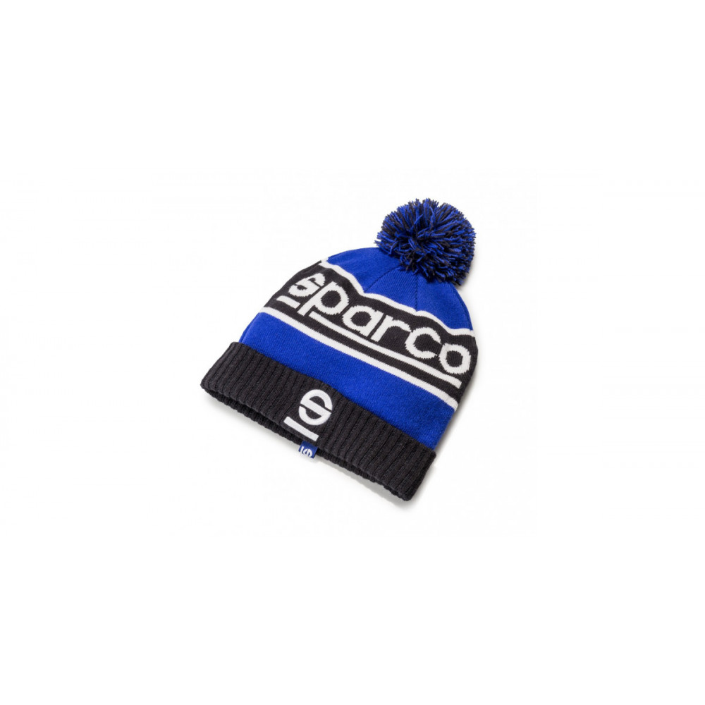 BERRETTO SPARCO WINDY INVERNALE LANA CON PON PON BICOLORE