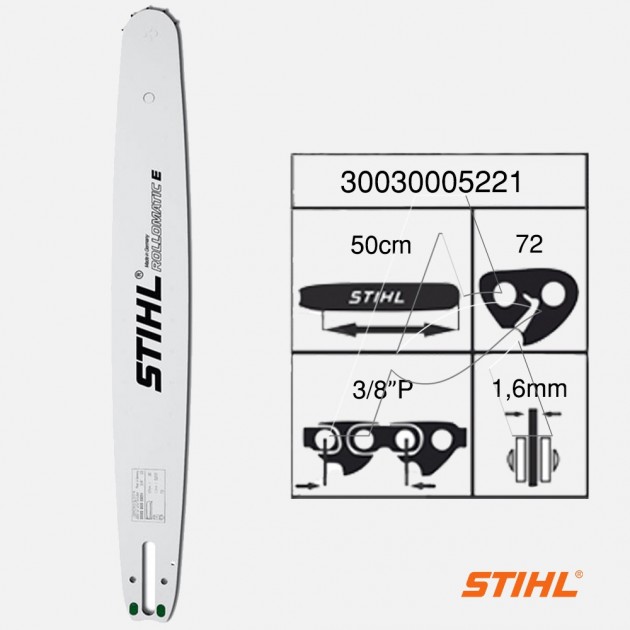 Genuine Stihl Rollomatic E- Barra Motosega 45 cm : : Giardino e  giardinaggio